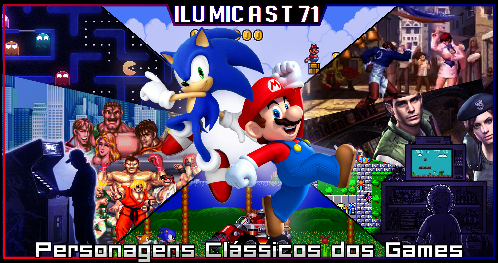 Leia mais sobre o artigo Ilumicast #71 – Personagens clássicos dos vídeo games